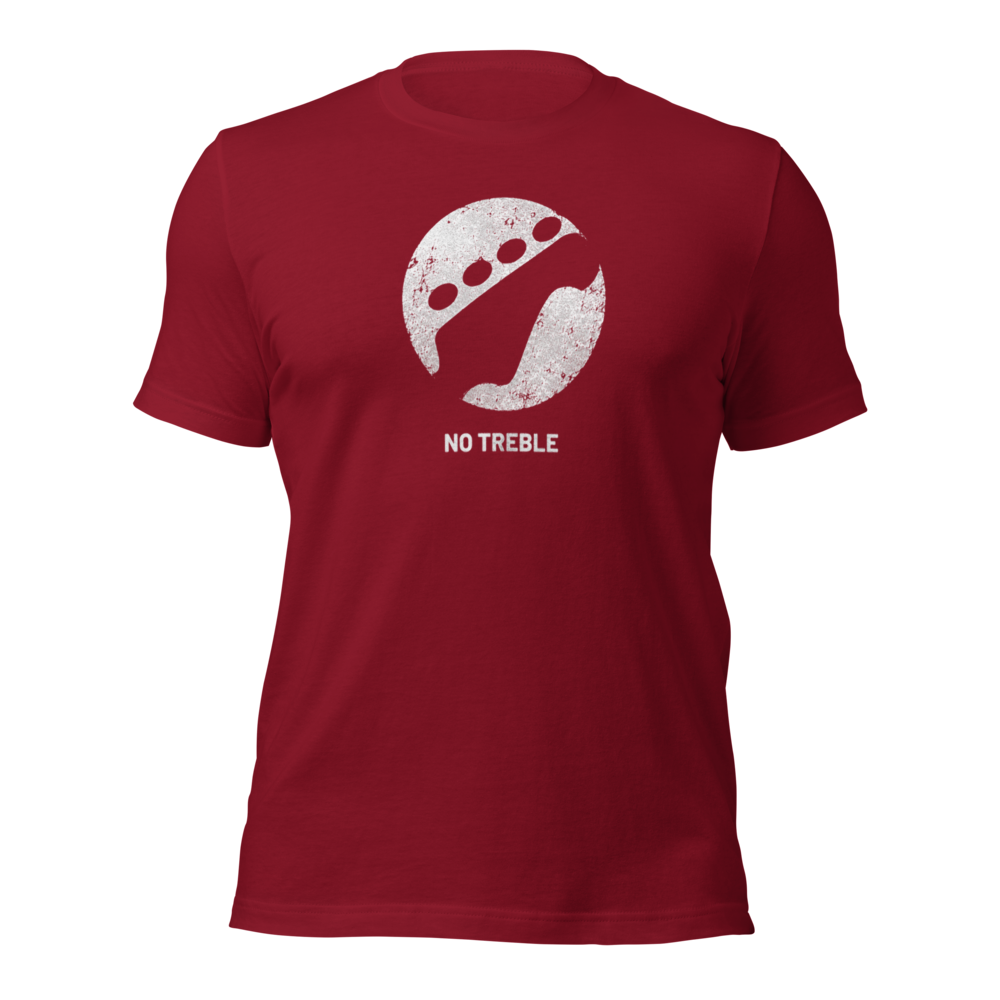 Distressed Unisex t-shirt (White Logo) Several Color Options
