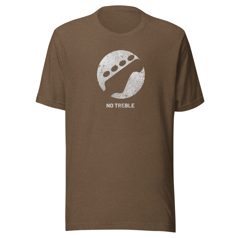 Distressed Unisex t-shirt (White Logo) Several Color Options