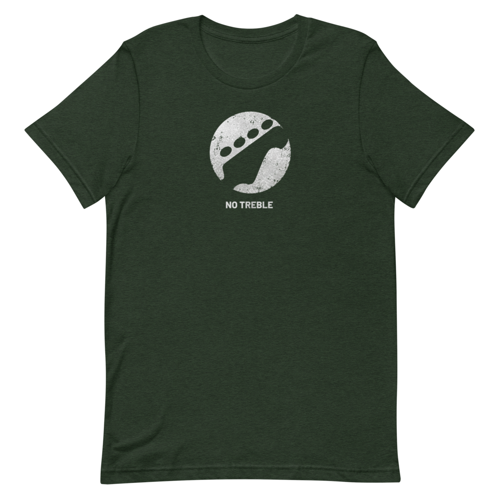 Distressed Unisex t-shirt (White Logo) Several Color Options