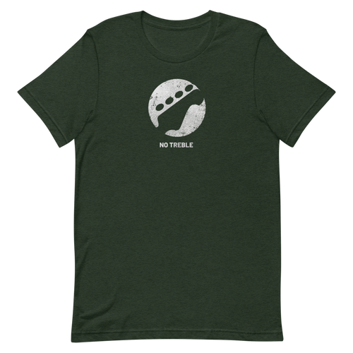 Distressed Unisex t-shirt (White Logo) Several Color Options