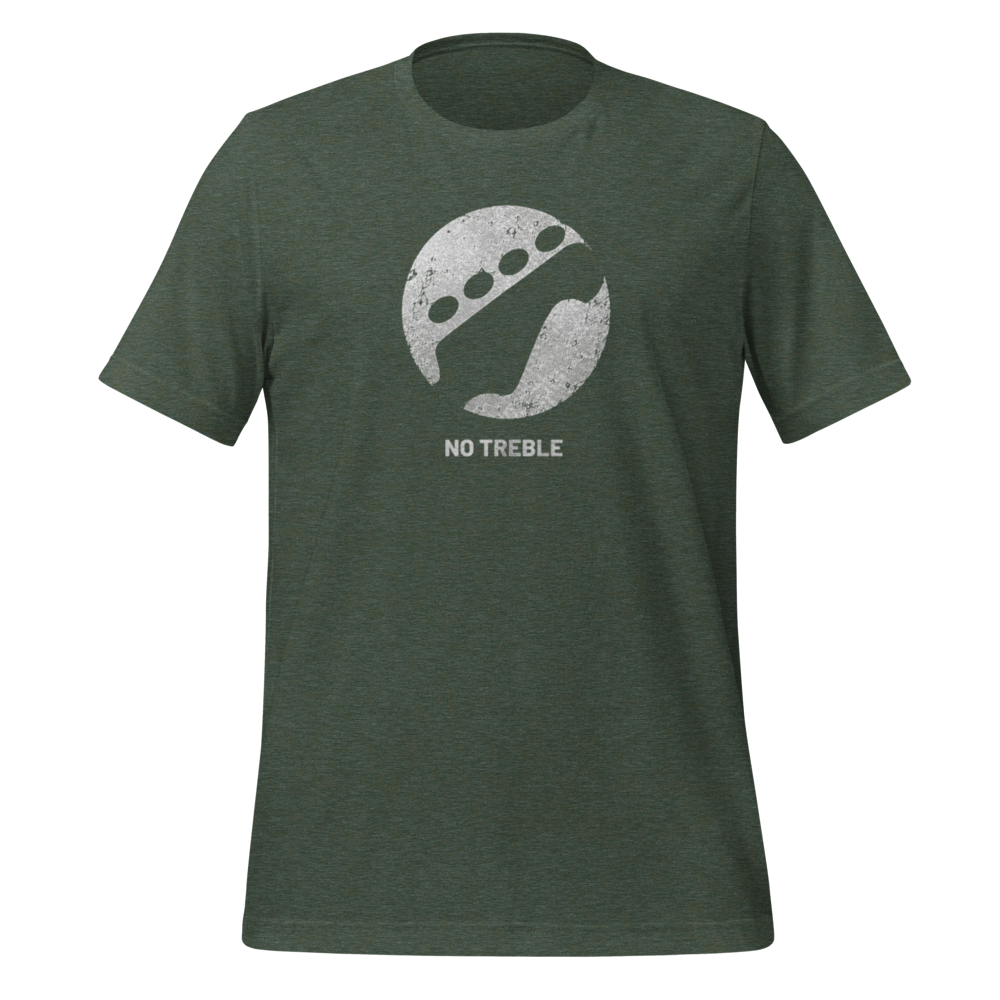 Distressed Unisex t-shirt (White Logo) Several Color Options