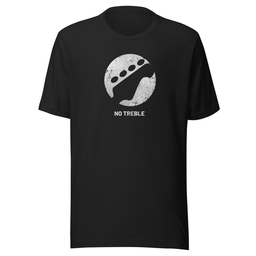 Distressed Unisex t-shirt (White Logo) Several Color Options